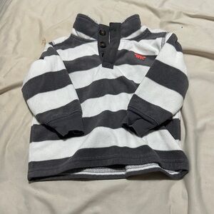 Carter's Black and White Striped Kids Sweater